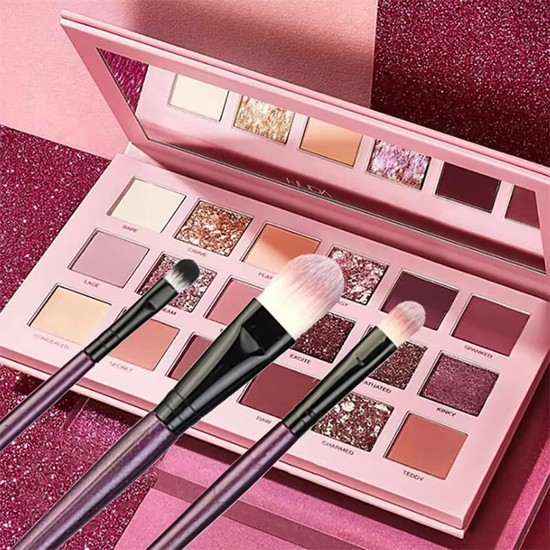 20Pcs Makeup Brushes Set Eyeliner Brush Blending Brush Makeup Brush for Cheeks Eye Cosmetic Foundation Brush with Makeup Sponge