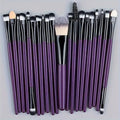 20Pcs Makeup Brushes Set Eyeliner Brush Blending Brush Makeup Brush for Cheeks Eye Cosmetic Foundation Brush with Makeup Sponge